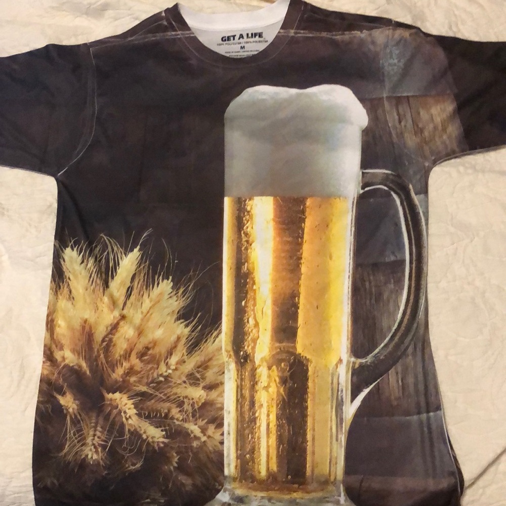 Beer gimmick tee shirt